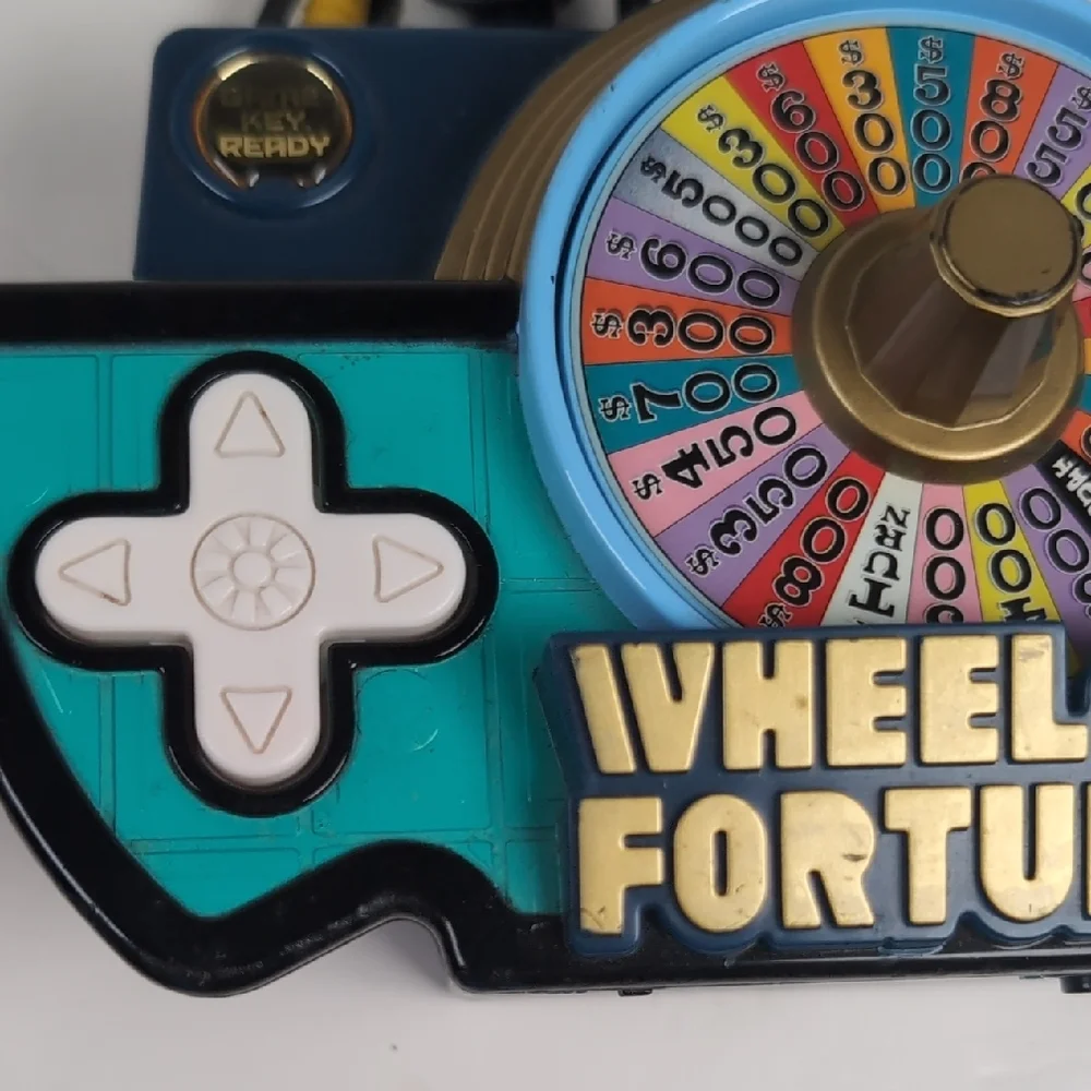 Wheel of Fortune Handheld Console - Teal and Black